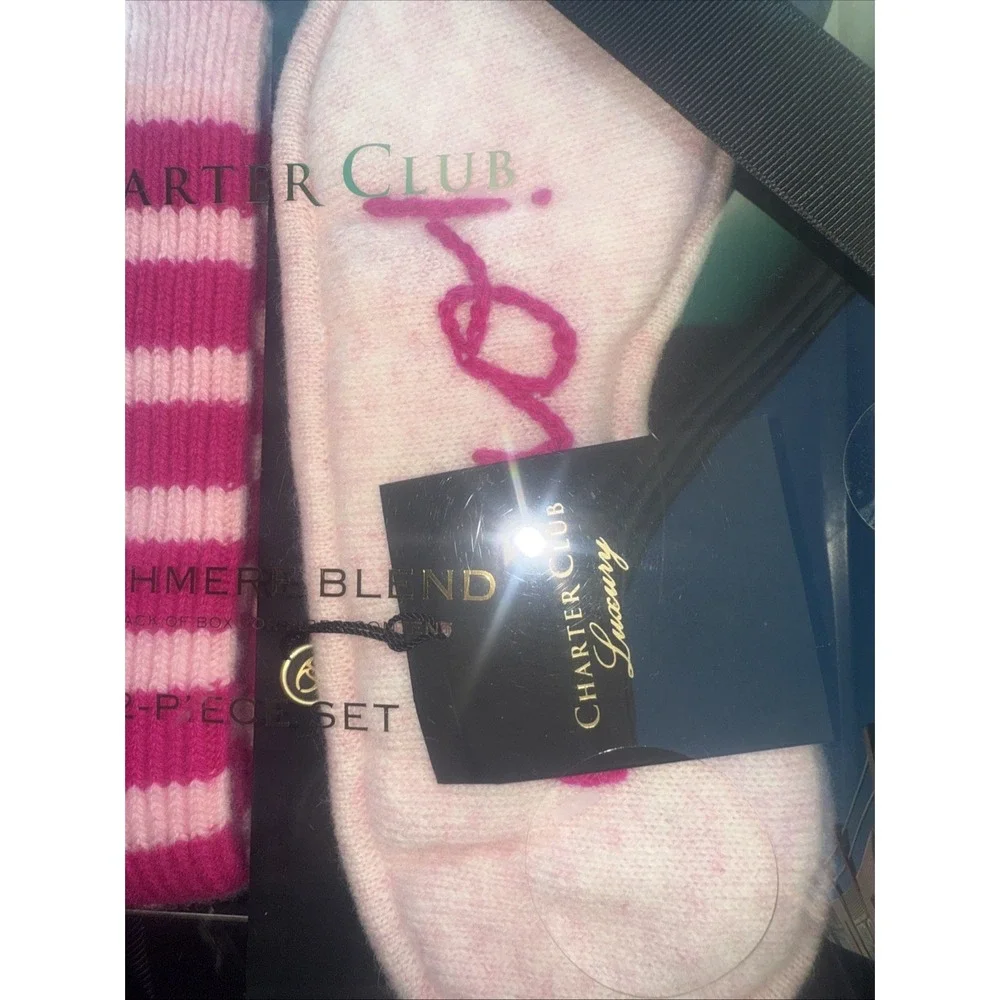 Charter Club Luxury 2 Set Gift Box Set Socks And‎ Sleep Mask